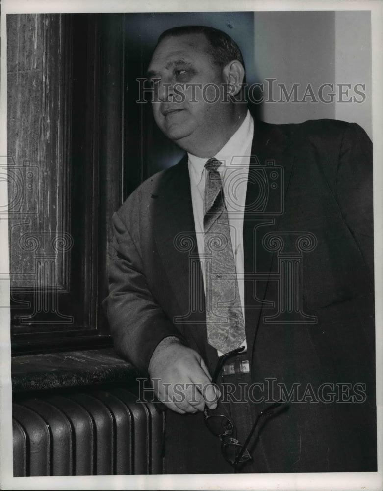 1960 Press Photo William Presser charged with obstructing justice - Historic Images