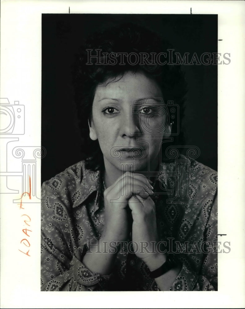 1991 Press Photo Lynn Schroeder, Cleveland State Student- Historic Images