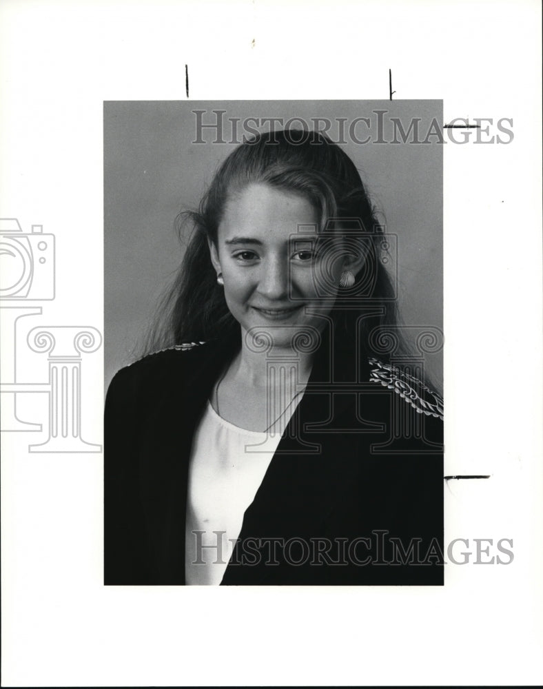 1991 Press Photo Jackie Sankovich of Chester Twp recognized for her Horsemanship- Historic Images