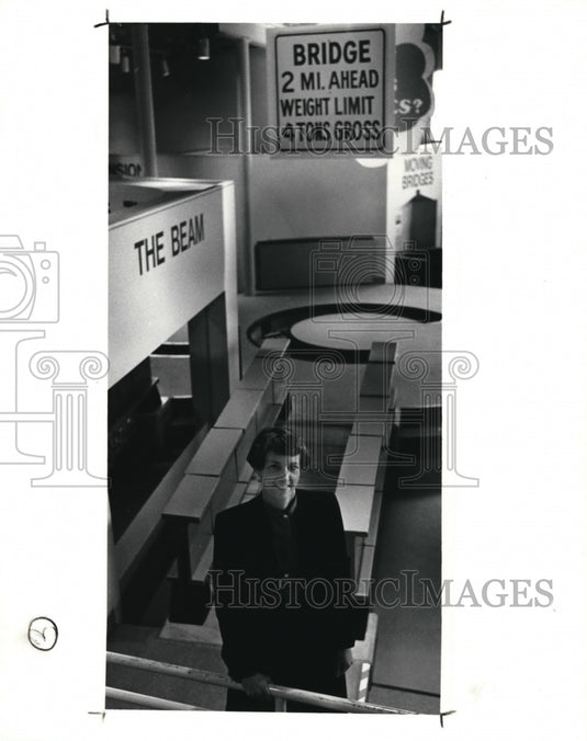 1990 Press Photo Nancy King Smith Director of Children's Museum- Historic Images