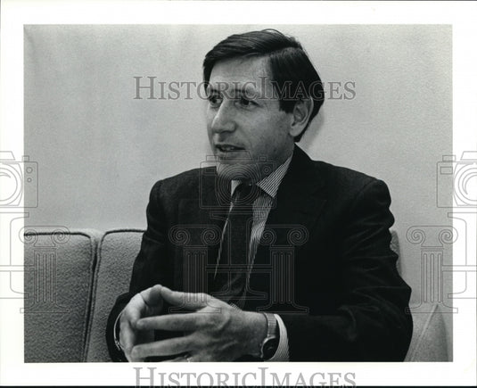 1991 Press Photo Leonard Spector, an expert on Nuclear proliferation & terrorism- Historic Images