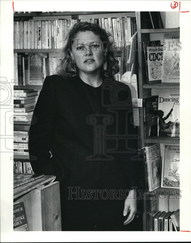 1991 Press Photo Amy Sparks Member of Team of Poets - Historic Images