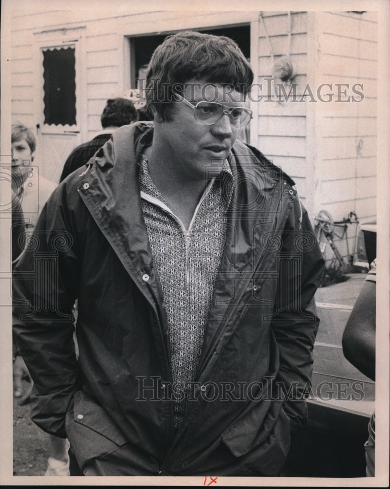 1972 Press Photo David Sommer, adult leader pf bicycle trip w/ 2 people killed - Historic Images