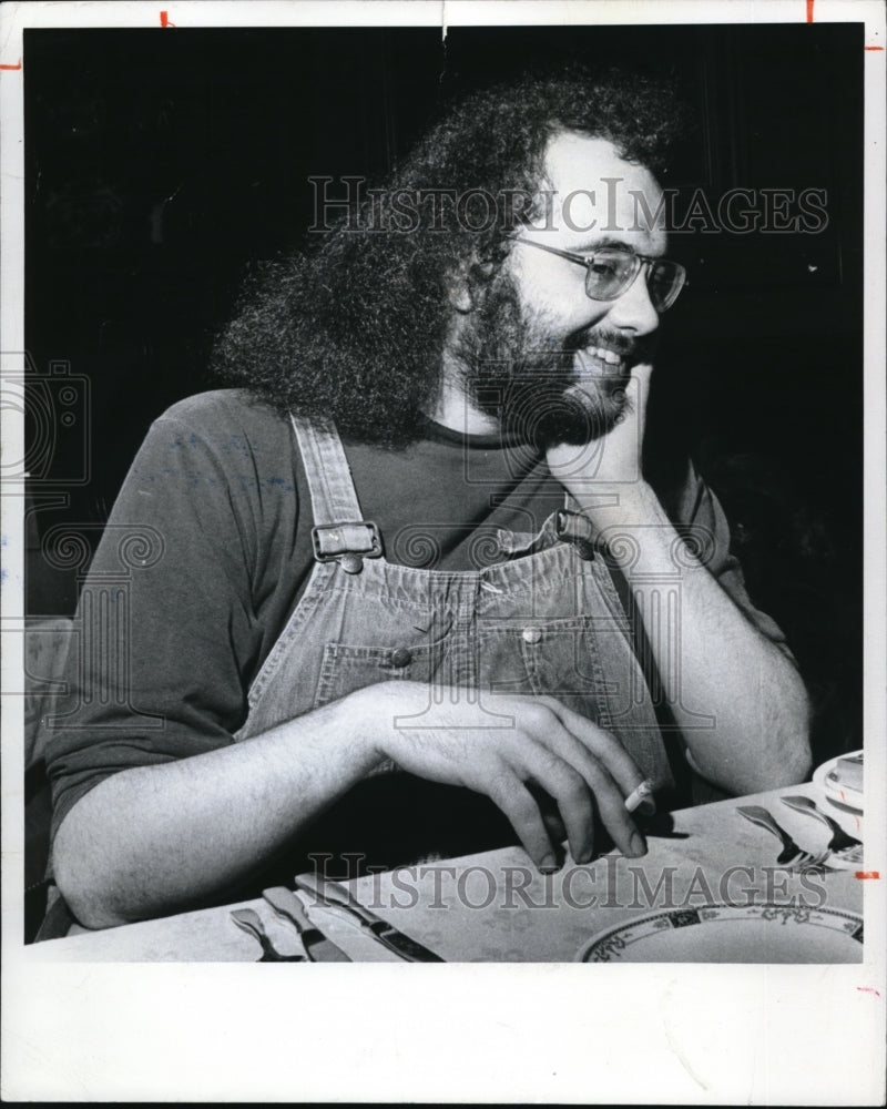 1973 Press Photo John Michael Tebelak, playwright Godspell- Historic Images