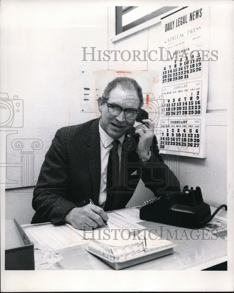 1971 Press Photo Edward J Smith of Parma - cva44534