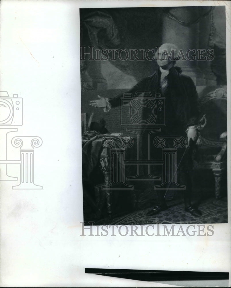 1973 Press Photo Washington portrait made by James Heath- Historic Images
