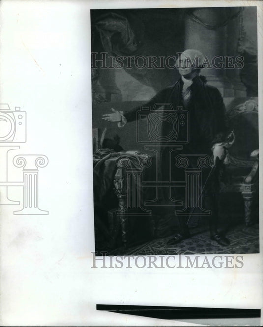 1973 Press Photo Washington portrait made by James Heath- Historic Images
