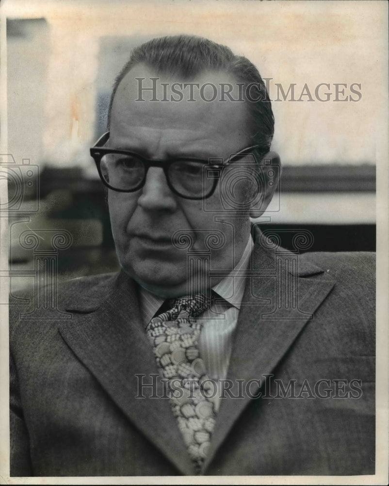 1972 Press Photo Attorney Craig Spangen Burg- Historic Images