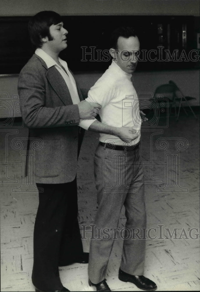 1976 Press Photo David Bamberger and Franco Spoto- Historic Images