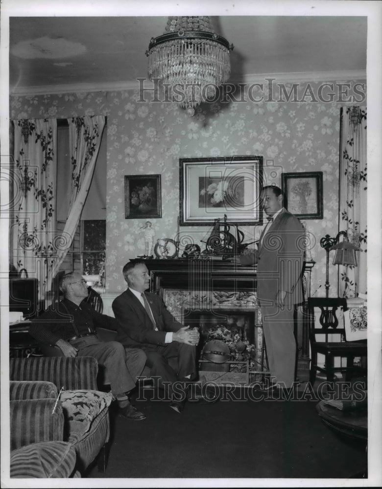 1962 Press Photo Front Room Of William H Taft Home 2038 Auburn St Cincinnati- Historic Images