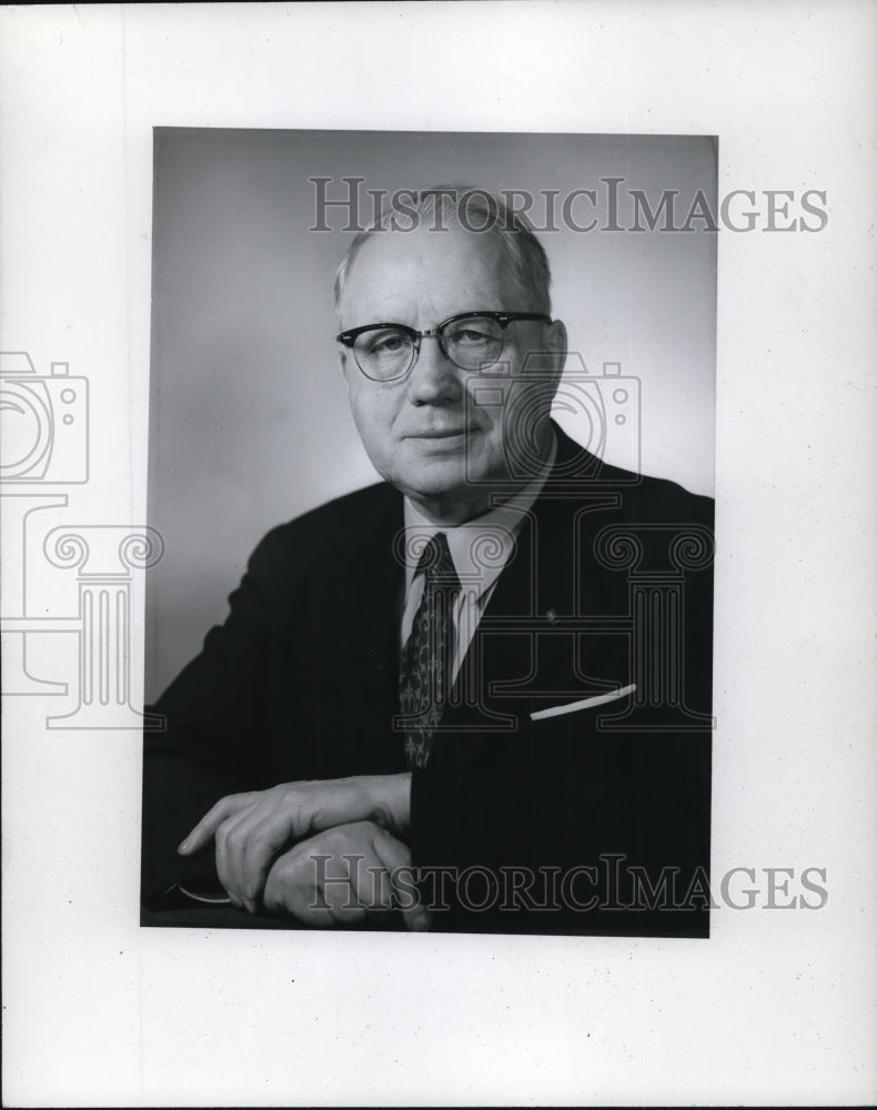 1956 Press Photo Joseph F. Saweski, attorney and former municipal judge- Historic Images
