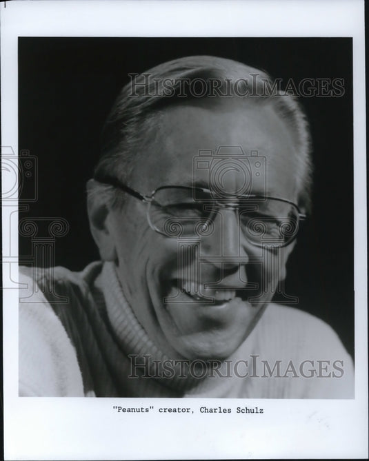 1990 Press Photo Charles Schulz- Historic Images