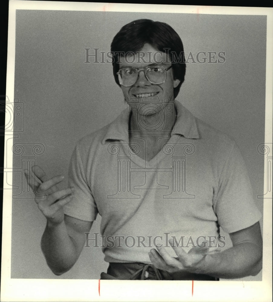 1981 Press Photo Terry Wood Los Angeles Rock Columnist - Historic Images