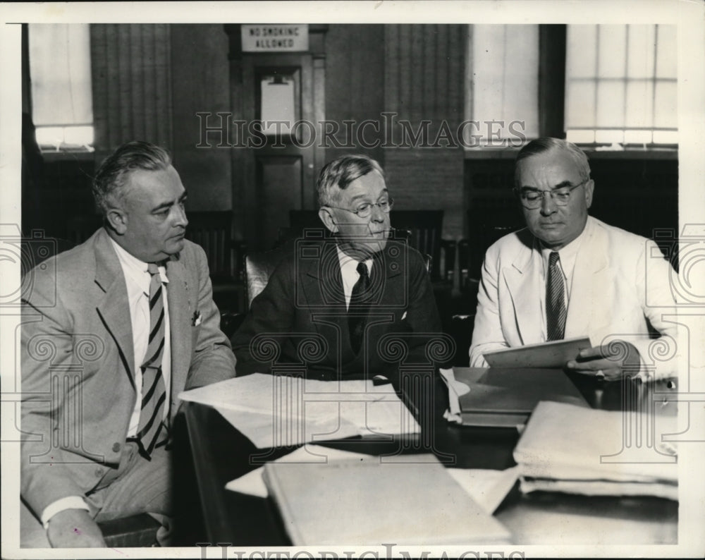 1934 Press Photo Marshall E. Sampsell, Ex-Pres. of Central Illinois Public Serv- Historic Images