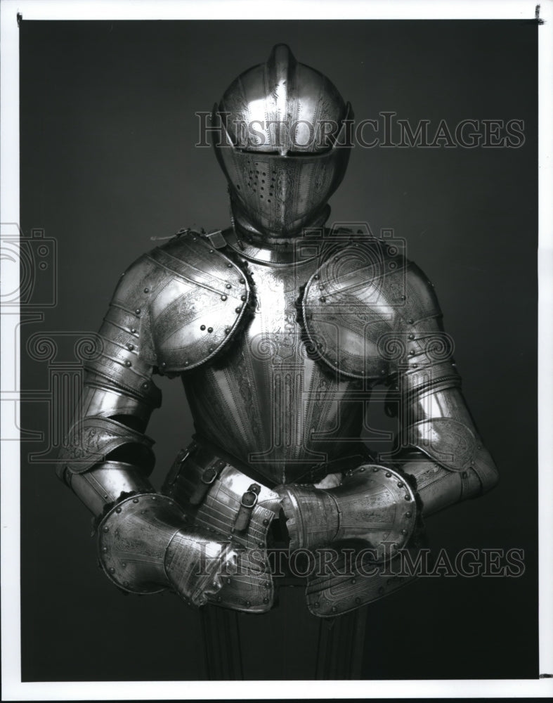 1997 Press Photo Half-Armor for the Foot Tournament, ca. 1590- Historic Images