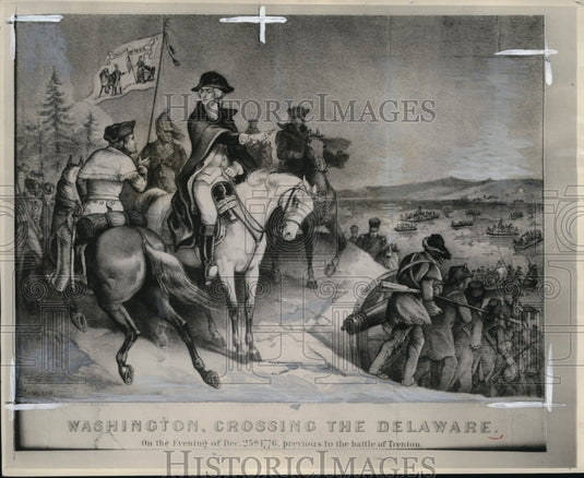 1931 Press Photo Washington managed to cross the Delaware on the Christmas night- Historic Images