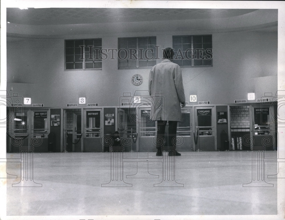 1967 Press Photo Greyhound bus terminal mobile for some of the darkest hours- Historic Images