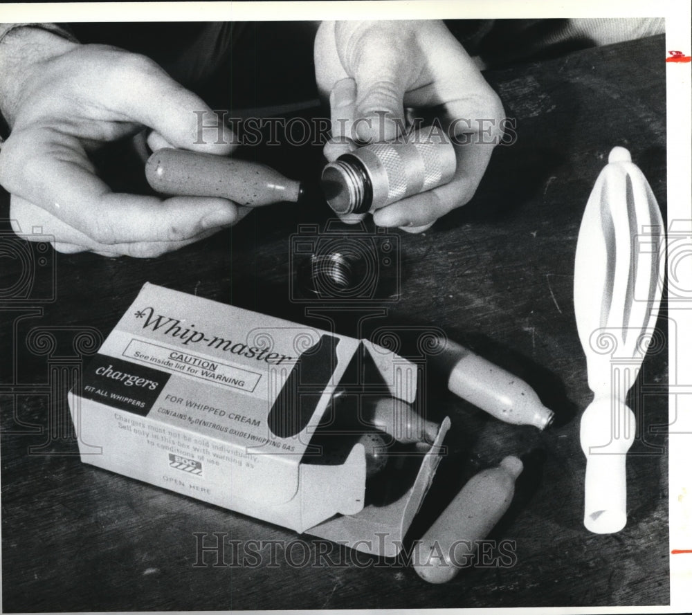 1979 Press Photo The Whip master Nitrous oxide- Historic Images