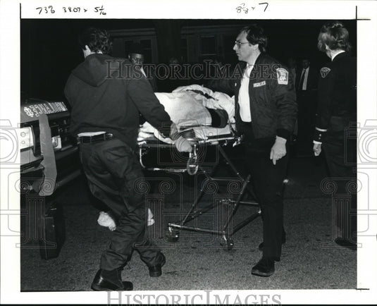 1991 Press Photo EMS Technicians- Historic Images