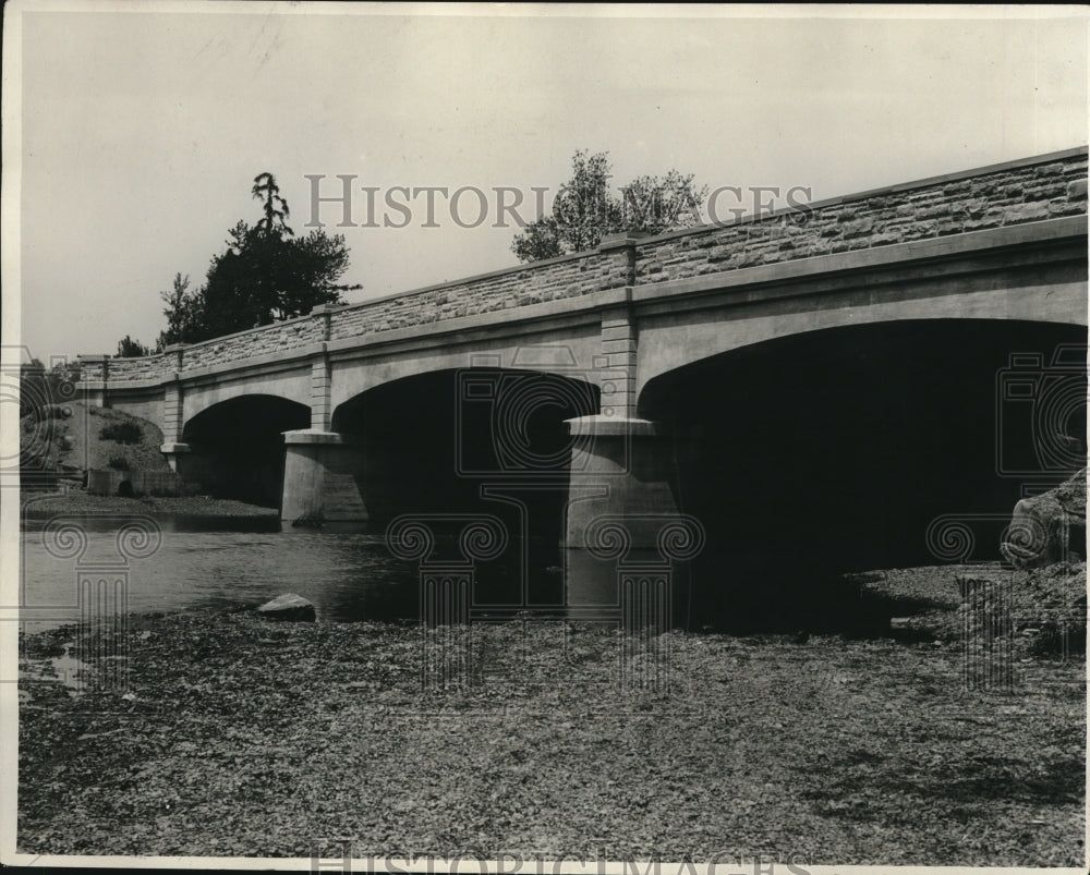 1931 Press Photo New Chedar Point Bridge- Historic Images