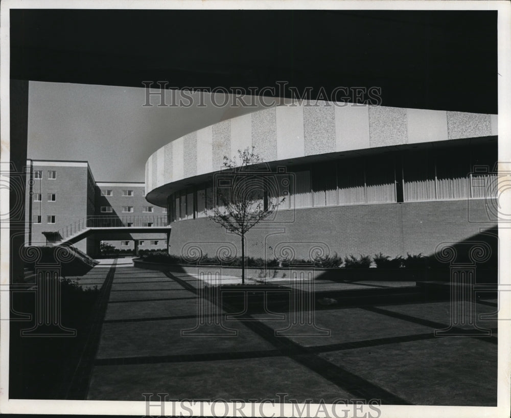 1966 Press Photo Bowling Green University Residential Center- Historic Images