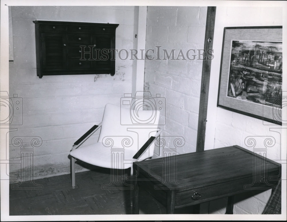 1961 Press Photo The fallout home of Wm Matula in the Northeast Corner- Historic Images