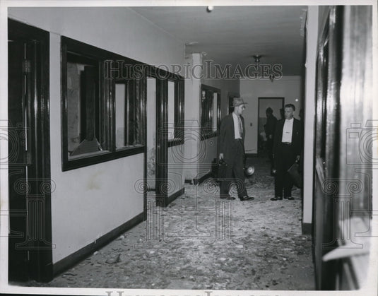 1953 Press Photo The Colonade building after the Town Casino blasting- Historic Images