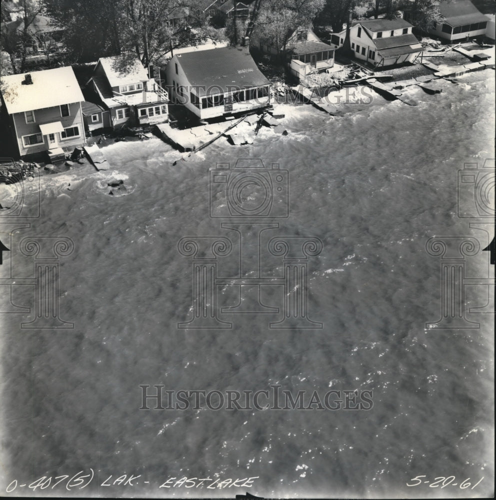 1961 Press Photo The Galaluria Drive erosion- Historic Images