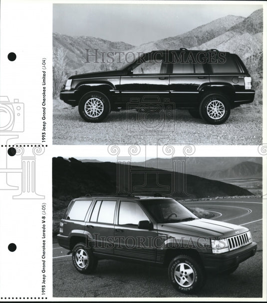 1993 Press Photo Jeep Grand Cherokee Limited- Historic Images