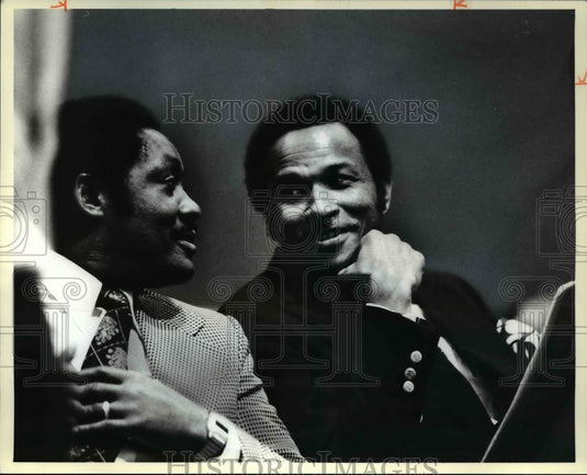 1979 Press Photo Carnival trials; Curtis J. Watkins & George L. Forbes- Historic Images