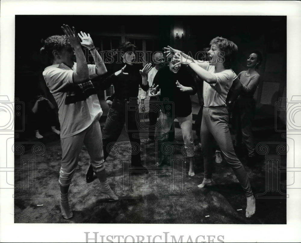 1989 Press Photo The Case Western Reserve University drama class- Historic Images