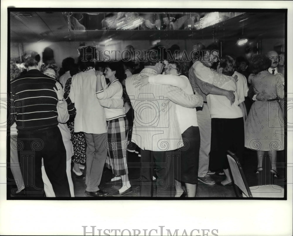 1991 Press Photo The 50s theme dance party at Sherwins- Historic Images