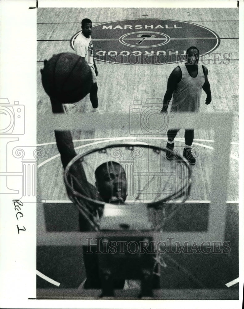 1991 Press Photo Basketball- Historic Images