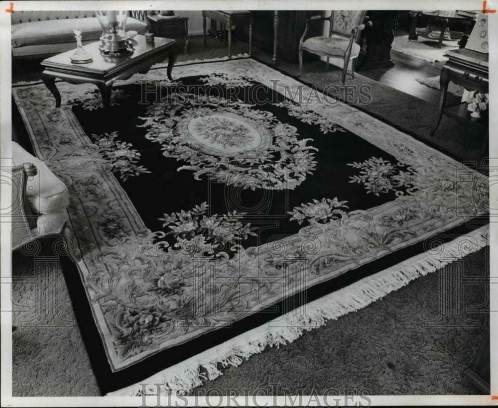 1979 Press Photo The big floor carpet- Historic Images