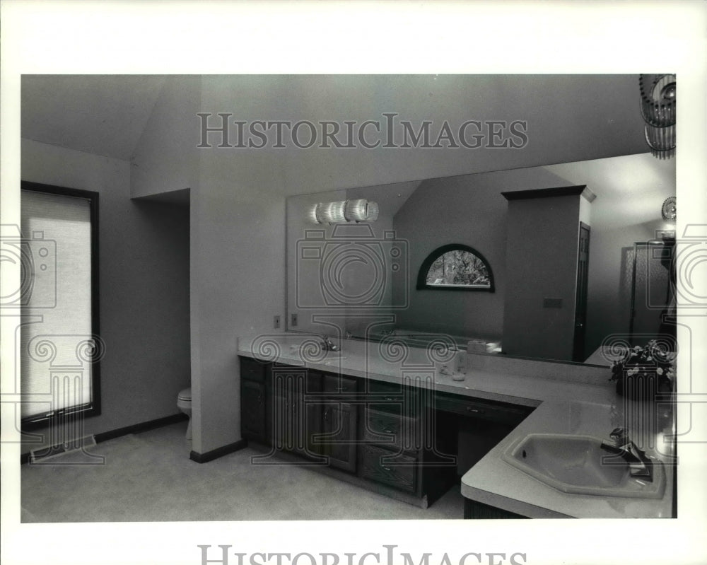 1991 Press Photo Master bathroom- Historic Images