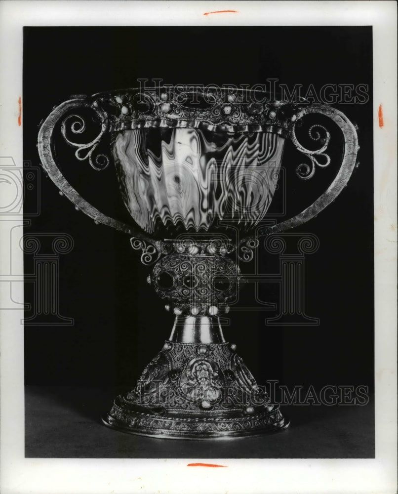 1966 Press Photo Chalice of Abbot Suger of Saint-Denis from Ile-de-France- Historic Images