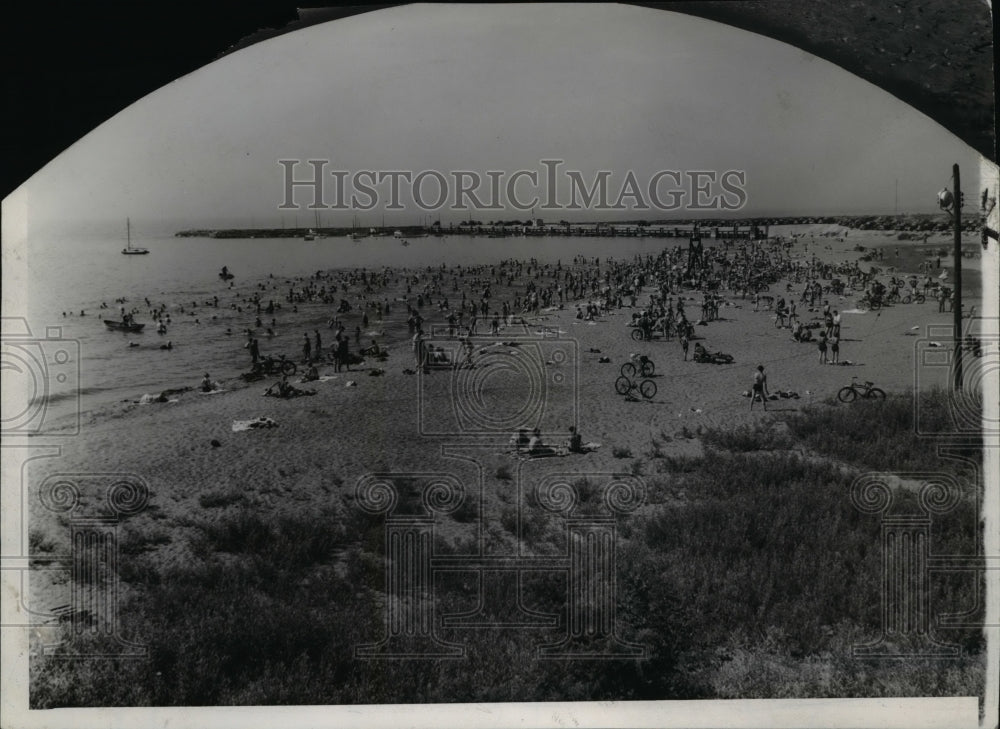 1940 Press Photo White City Beach- Historic Images