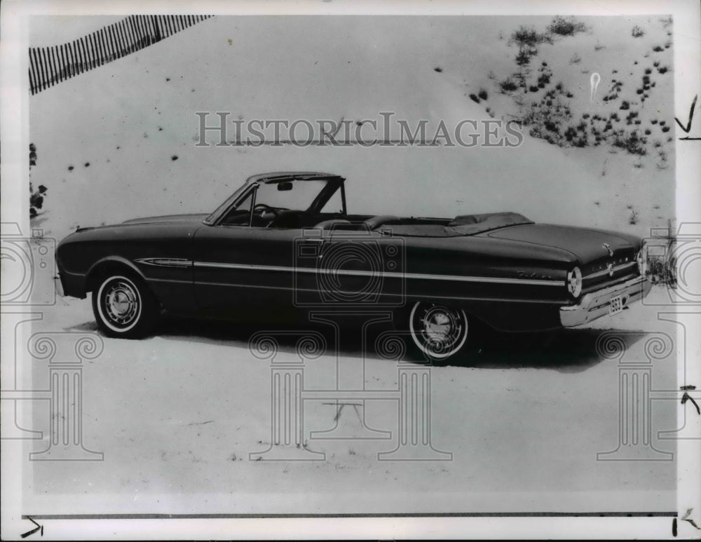 1962 Press Photo Ford Falcon Convertible- Historic Images