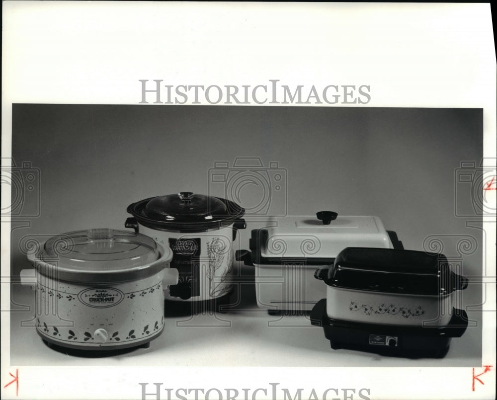 1991 Press Photo Crock Pots- Historic Images