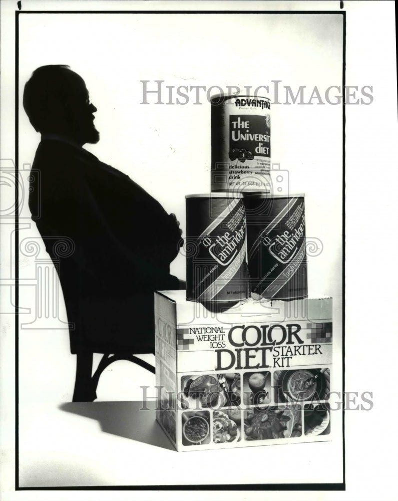 1983 Press Photo The Weight Loss Color Diet Starter Kit- Historic Images