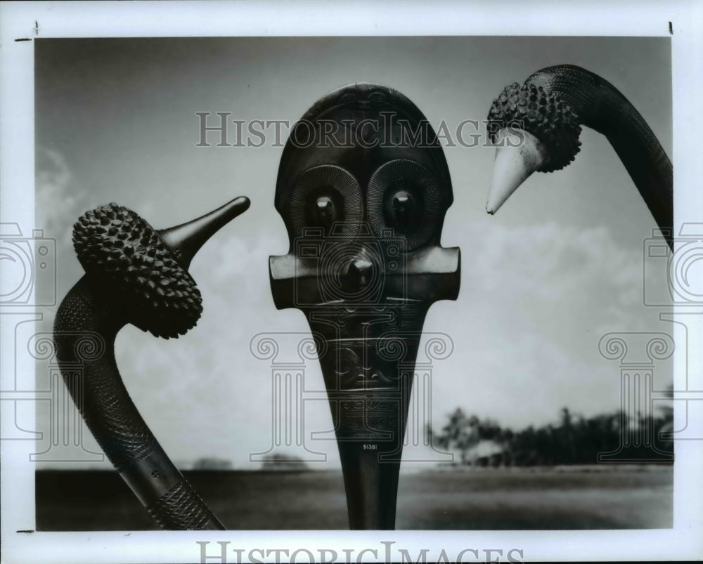 1990 Press Photo Pacific Spirits: Life, Death & The Supernatural - Historic Images