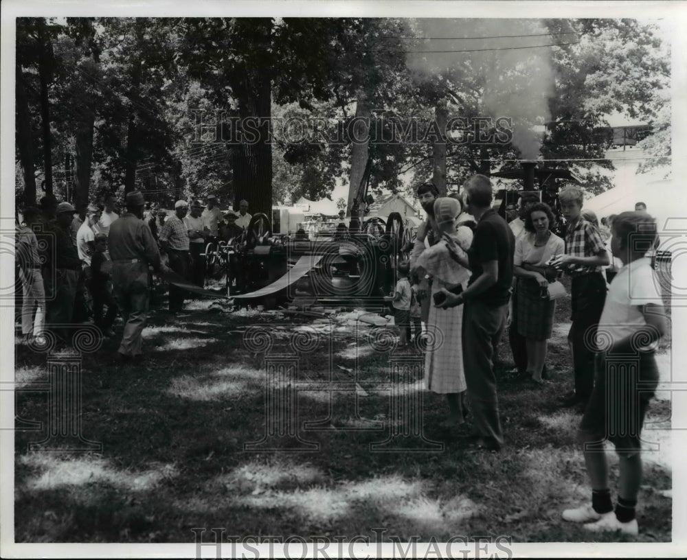 1969 Press Photo Veneer mill popular attraction at reunion of Miami Valley- Historic Images