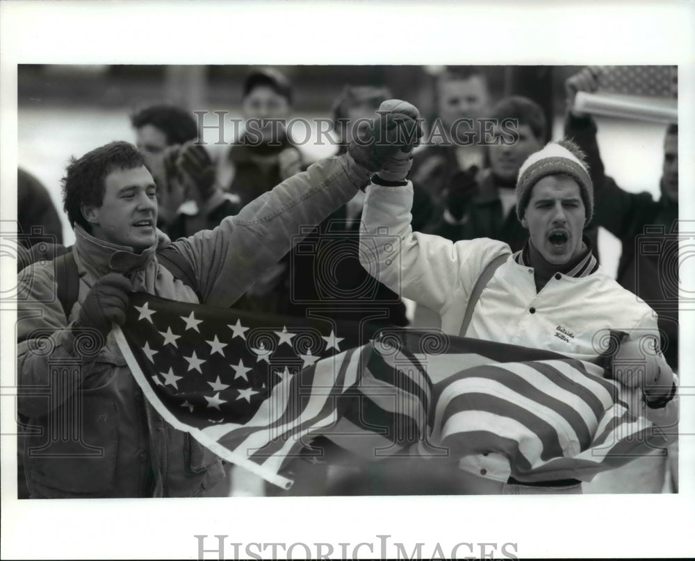 1992 Press Photo US Flag- Historic Images