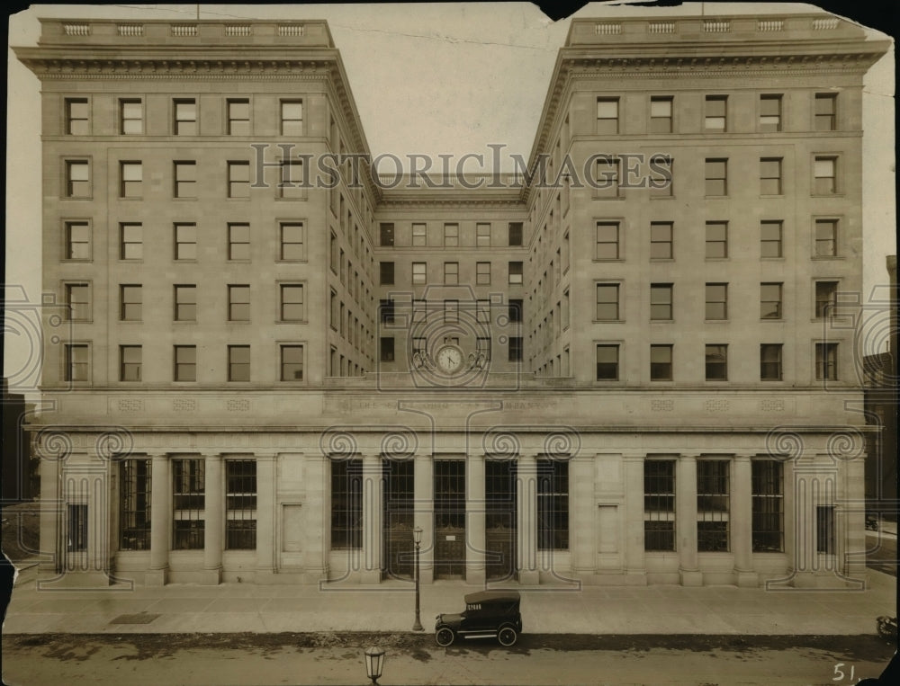 1916 Press Photo East Ohio Gas Building- Historic Images