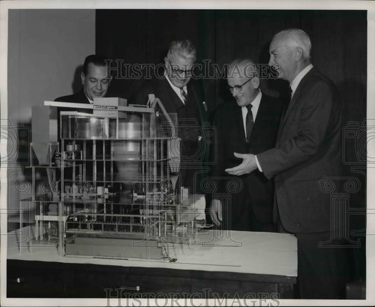 1965 Press Photo Earl Hathaway, E.H. Schulenberg,Charles Gohlke and Karl Culler- Historic Images