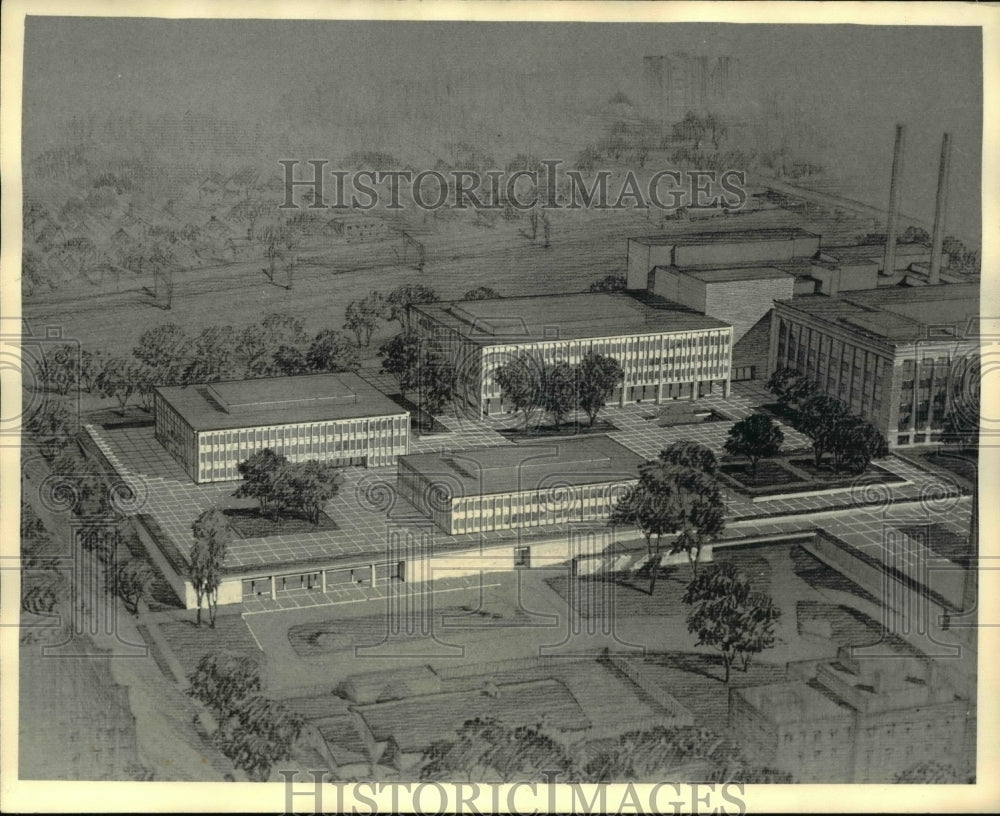 1964 Press Photo Western Reserve University Health Science Schools- Historic Images