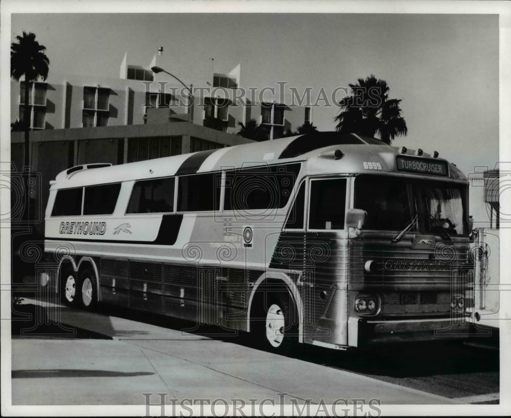 1972 Press Photo Greyhound Turbocrusider Bus- Historic Images