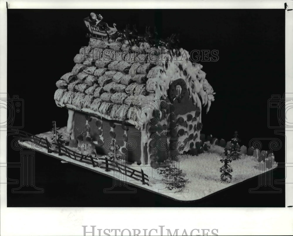 1989 Press Photo Gingerbread House- Historic Images