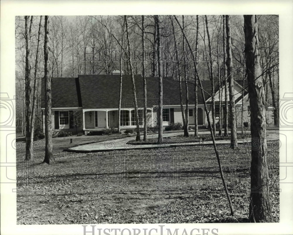 1970 Press Photo Home of Donald Georgoff at 4115 Derr Wood Ohio. - Historic Images