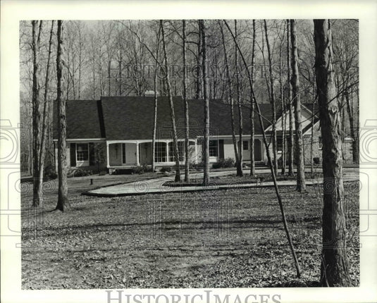 1970 Press Photo Home of Donald Georgoff at 4115 Derr Wood Ohio. - Historic Images